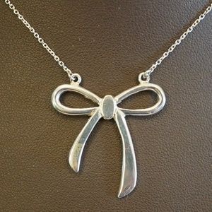 Sterling Silver (.925) Custom Made Bow Necklace